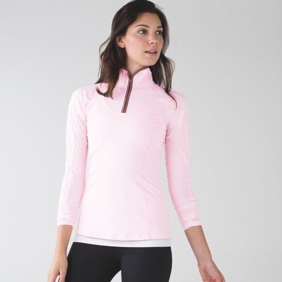 Lululemon Trail Bound 1/2 Zip Pullover in Strawberry Milkshake - Picture 1 of 10